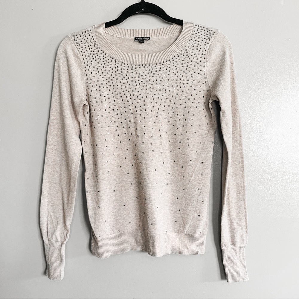 EXPRESS Tan Sweater Small